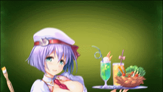 萌技　SR+【絵筆のウェイトレス】.gif